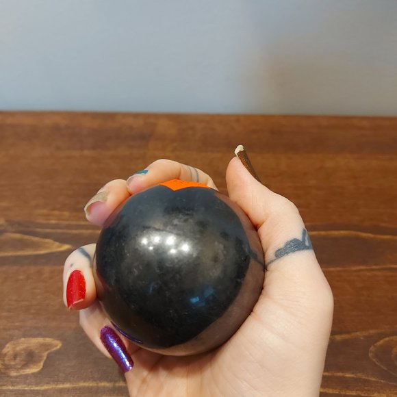 🔥 Sale 🔥 Volcanic Basalt Sphere w/ Stand - 0.73 - Final Price - Picture 3 of 6